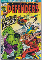 The Defenders #13 (1974) Squadron Sinister Very fine