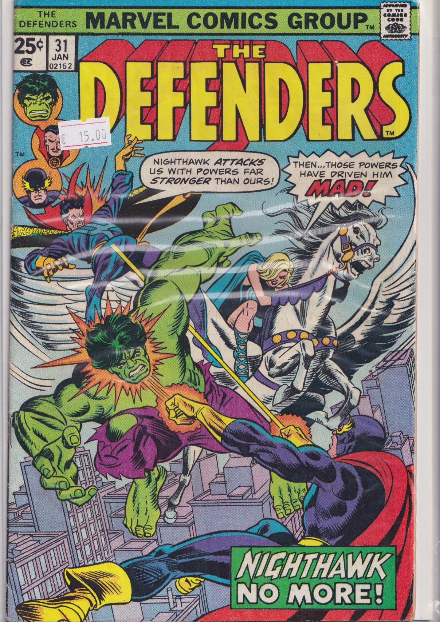 The Defenders #31 (1976) Fine +