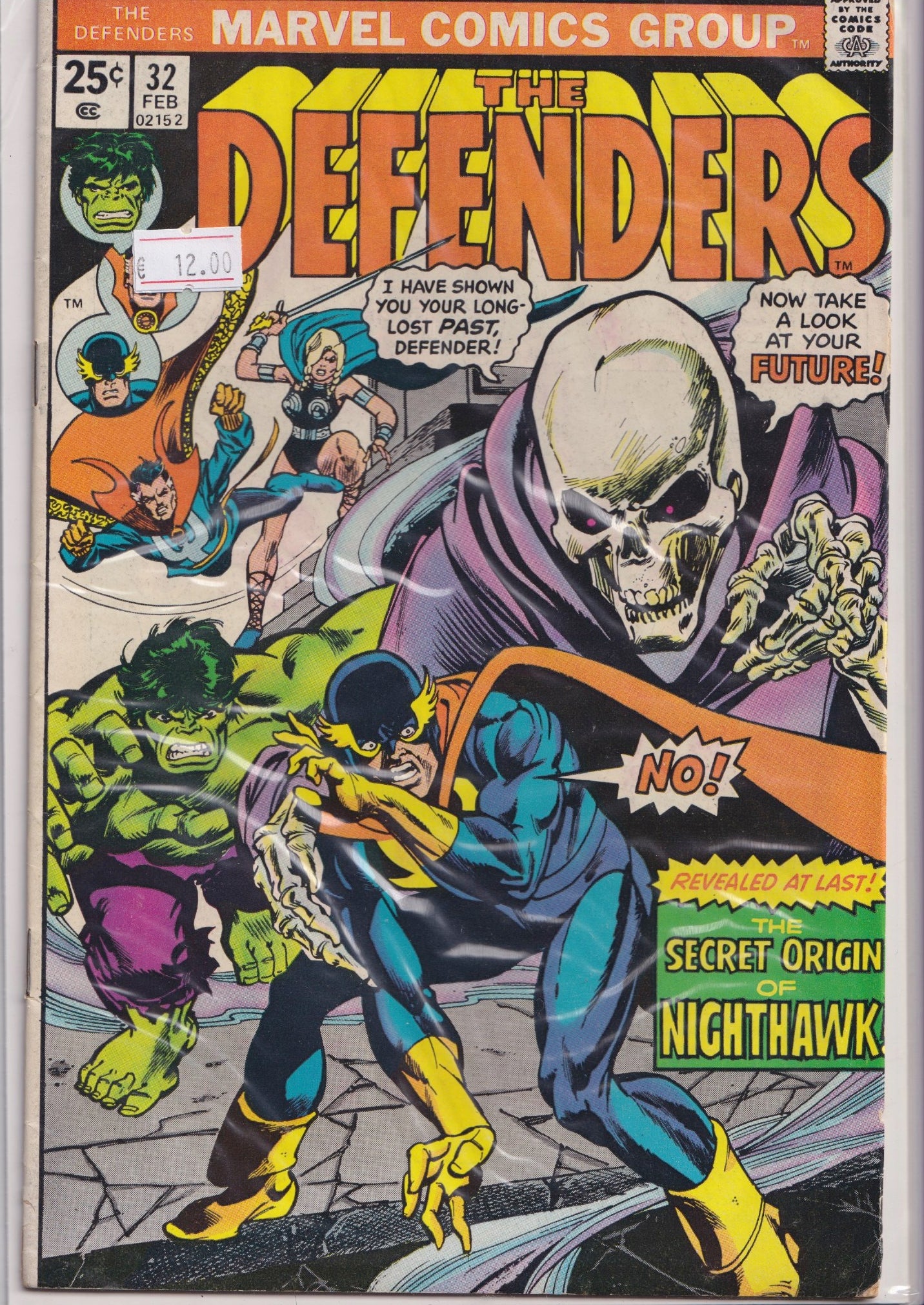 The Defenders #32 (1976) Fine -