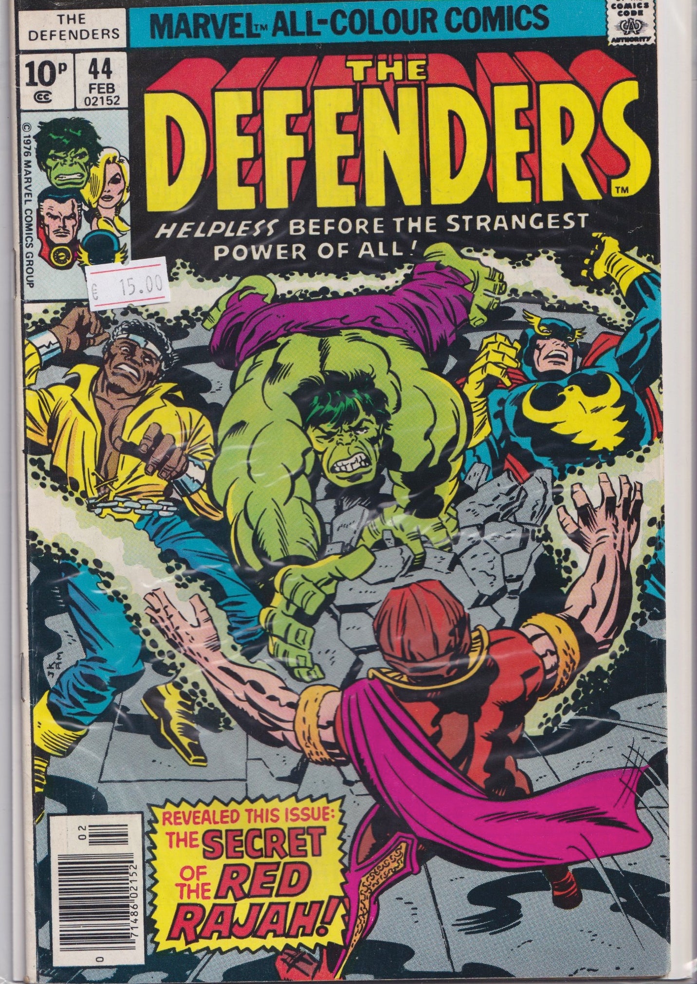 The Defenders #44 (1977) Giffen art Fine