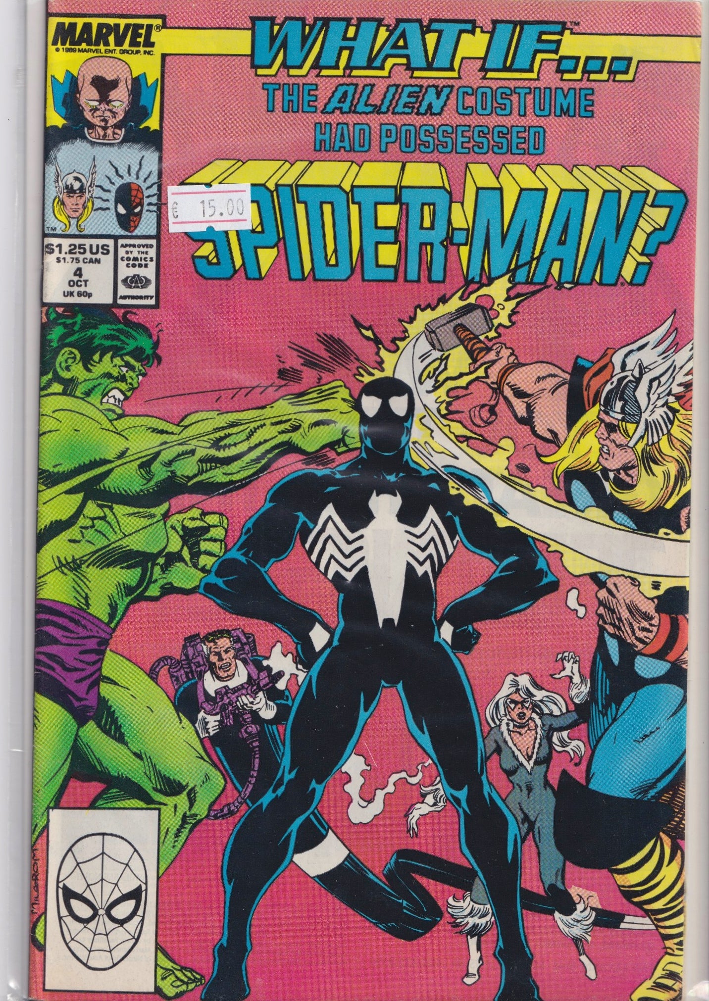 What If #4 (1989) Secret Wars Very Fine