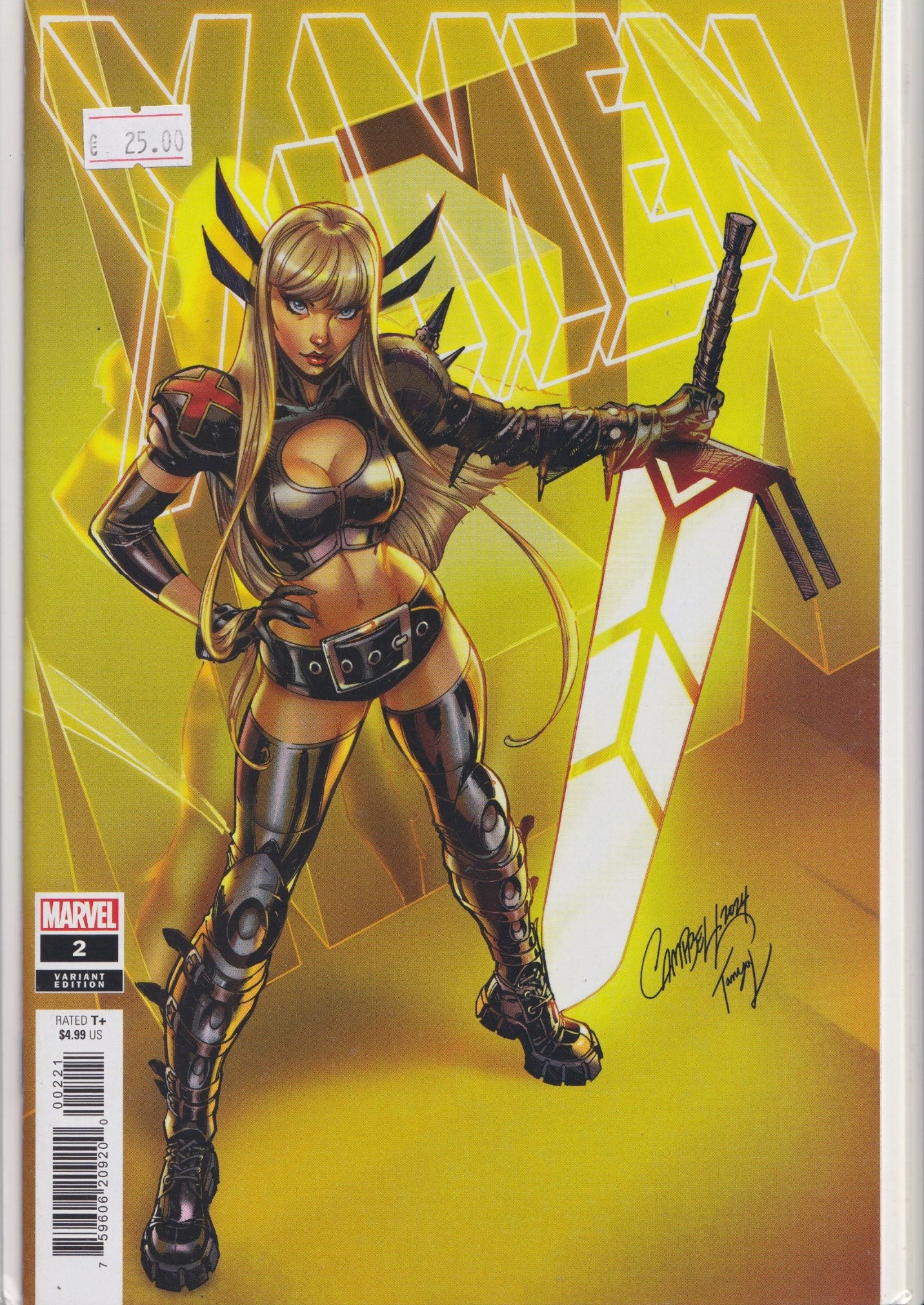 X-Men #2( 2024) Magik Campbell variant NM