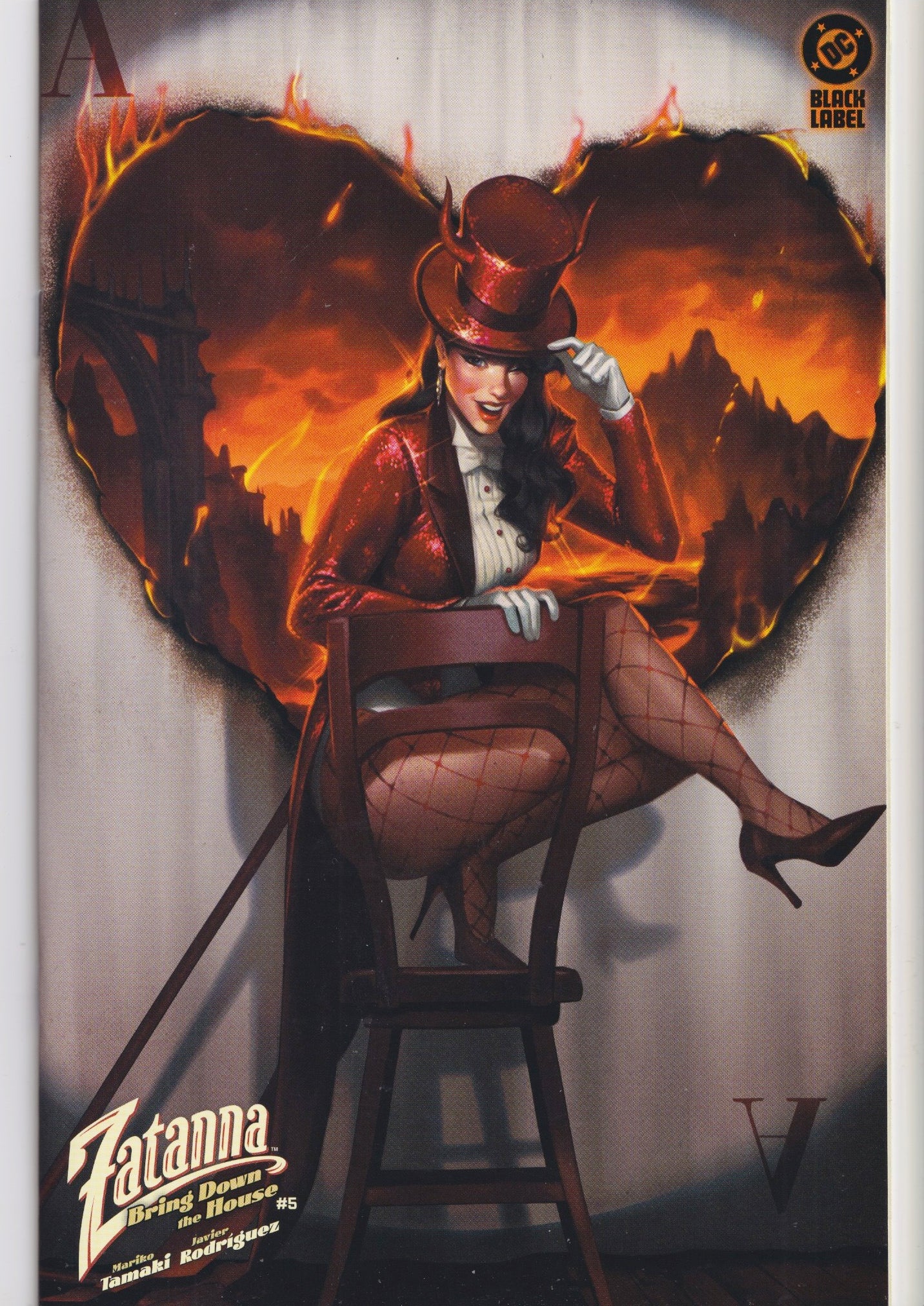Zatanna Bring Down the House #5 (2024) Vega variant Very Fine