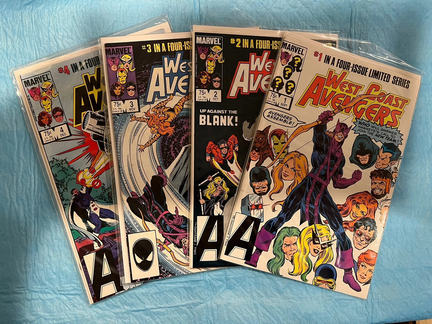 Avengers West Coast # 1-4 Full set (1984) VF - French Comics Lovers