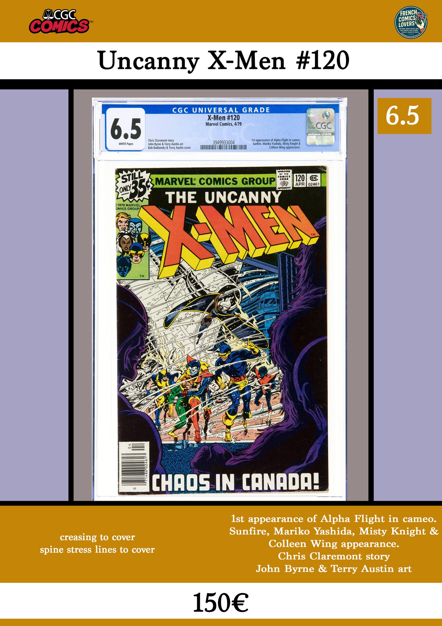 Uncanny X-Men #120 - French Comics Lovers