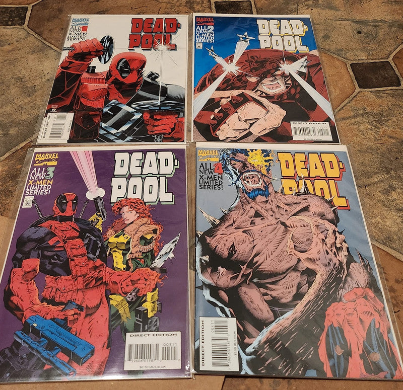 Deadpool Mini Serie #2 Full Set #1-4 - French Comics Lovers