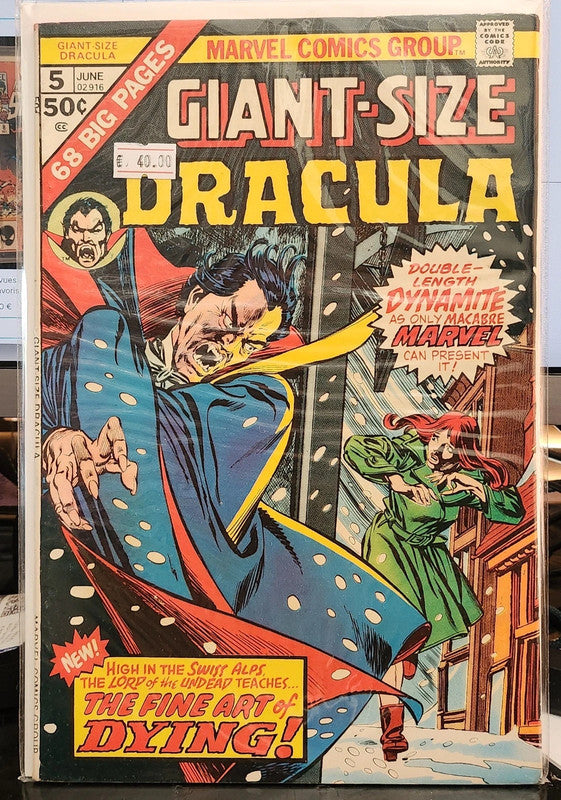 Giant Size Dracula #5 John Byrne 1° Marvel work - French Comics Lovers