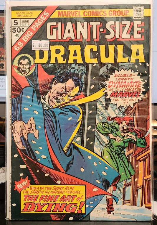 Giant Size Dracula #5 John Byrne 1° Marvel work - French Comics Lovers