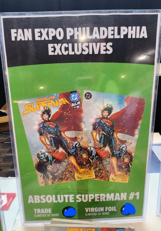 Absolute Superman #1 exclusive Philadelphia variant - French Comics Lovers