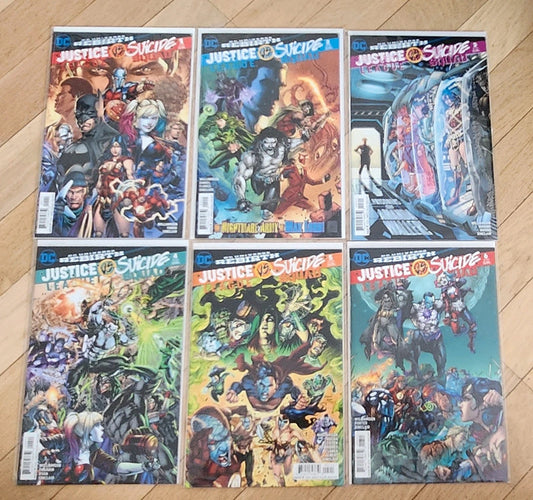 Justice league vs Suicide Squad #1-6 Full set - French Comics Lovers
