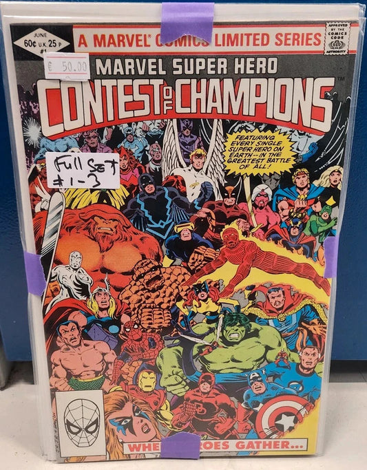 Marvel Super Hero Contest of Champions (1982) full set - French Comics Lovers