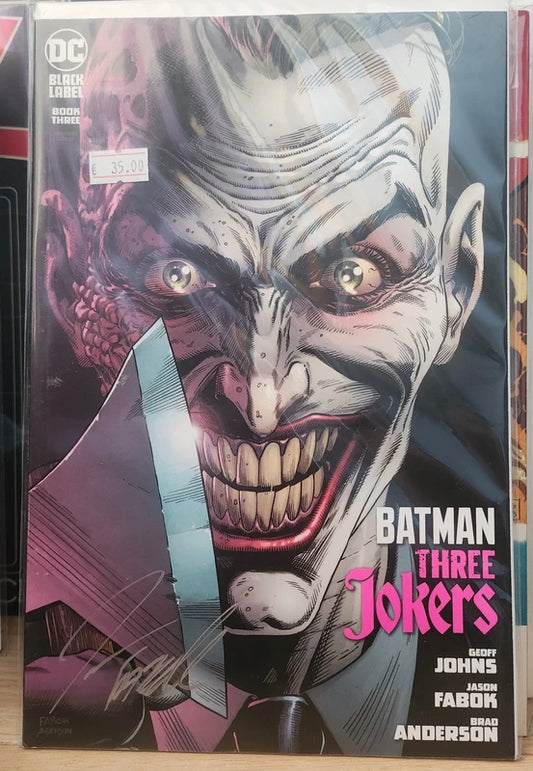 Batman Three Jokers #3 variant signed Jason Fabok - French Comics Lovers