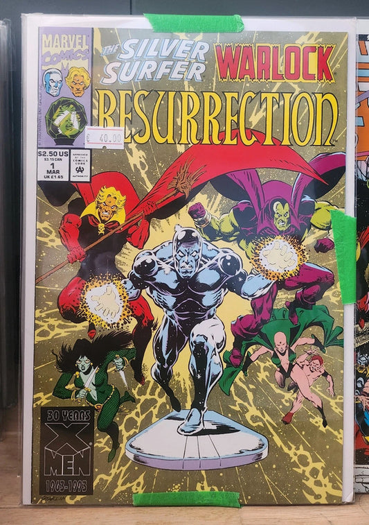 Silver Surfer Warlock Resurrection #1-4 full set VF