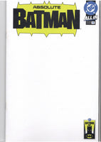 Absolute Batman #1 (2025) White cover Batman day edition  NM
