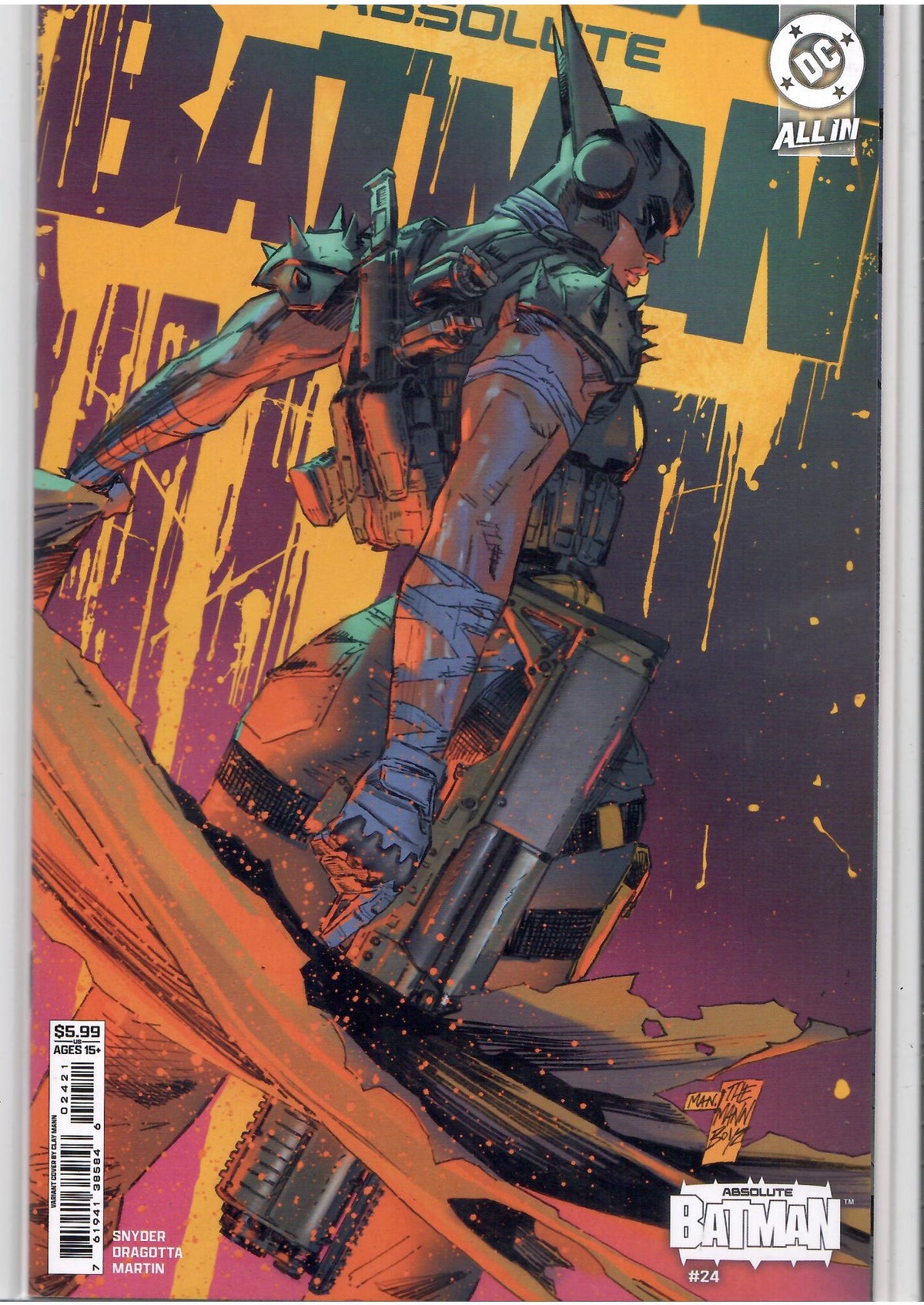 Absolute Batman #24 (2026) Batgirl Clay Mann variant NM FCL