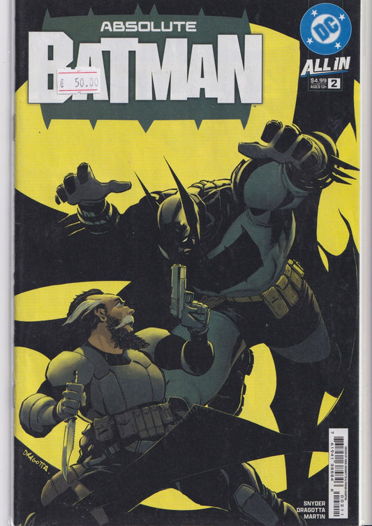 Absolute Batman #2 (2025) 1 Printing.  NM