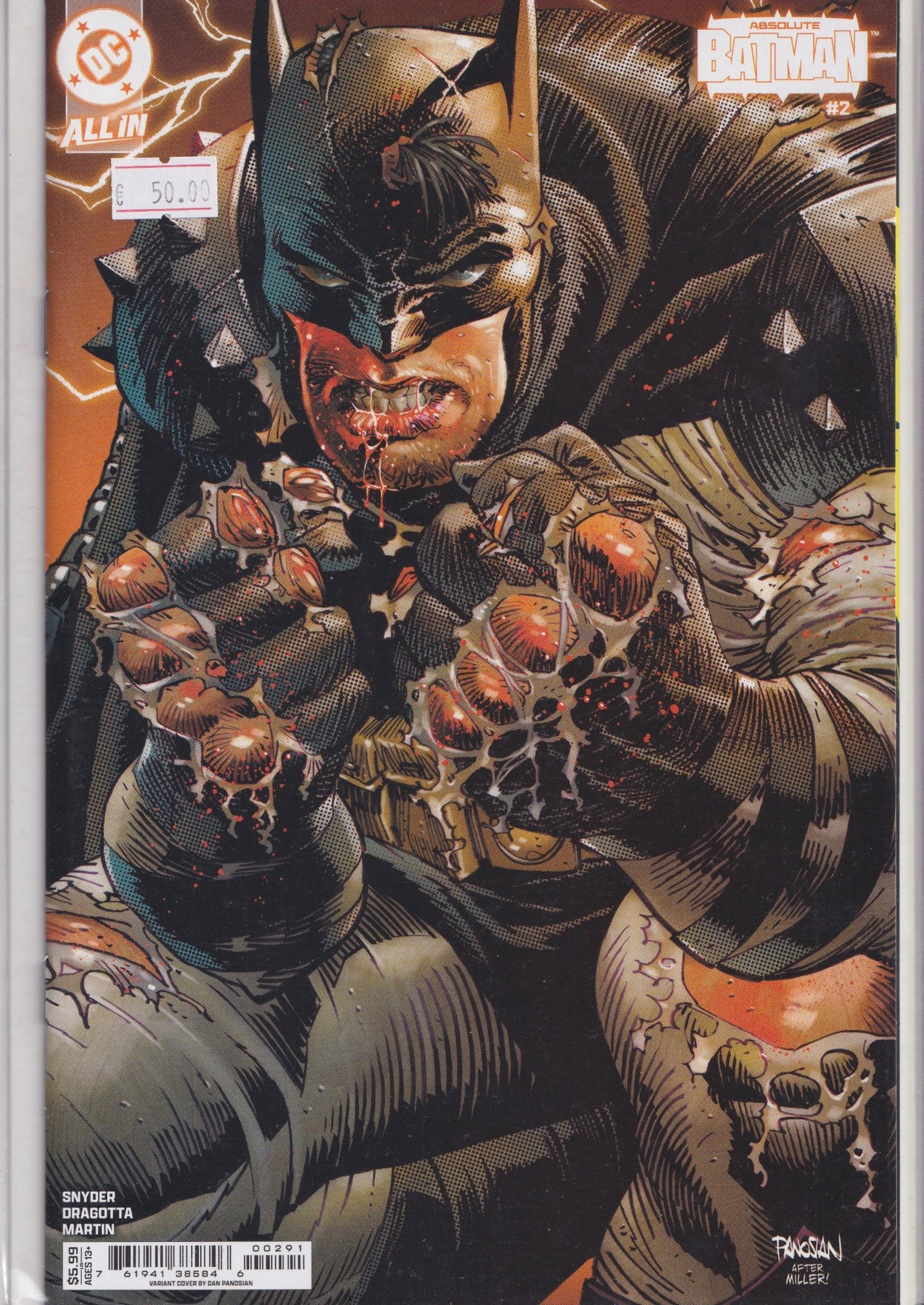 Absolute Batman #2 (2025) 1° Printing  Panosian variant . NM