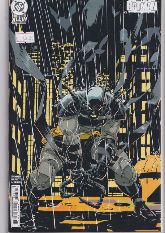 Absolute Batman #3 (2025) 1° Print Limited 1 for 25 Variant Cover NM