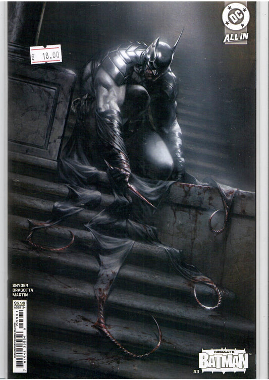 Absolute Batman #3 (2025) 1°print  Dell Otto Variant  NM