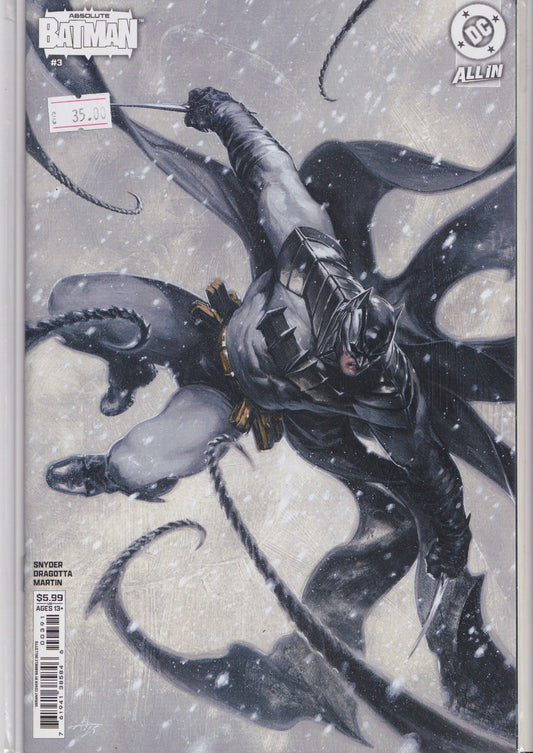 Absolute Batman #3 (2025) 3°print  Dell Otto Variant  NM