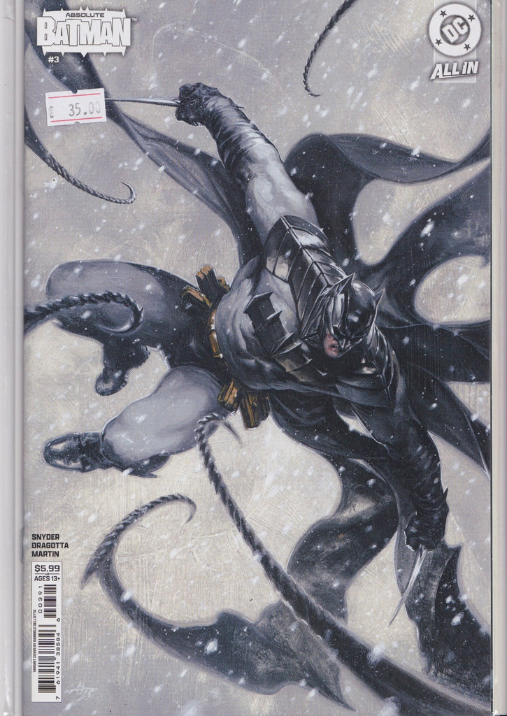 Absolute Batman #3 (2025) 3°print  Dell Otto Variant  NM