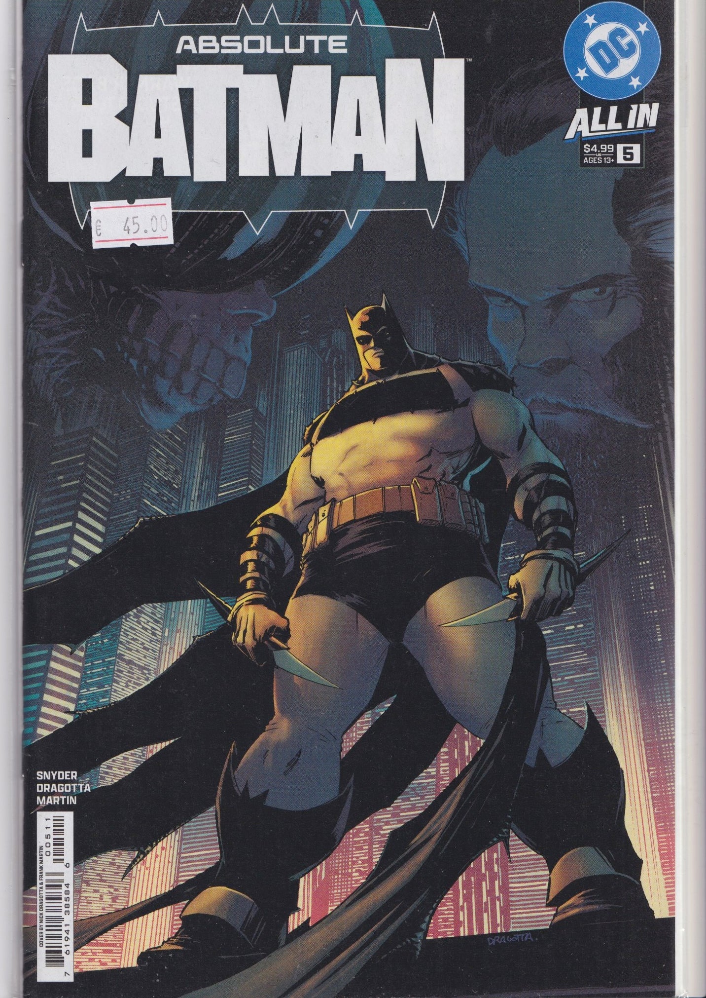 Absolute Batman #5 (2025) 1° Print NM