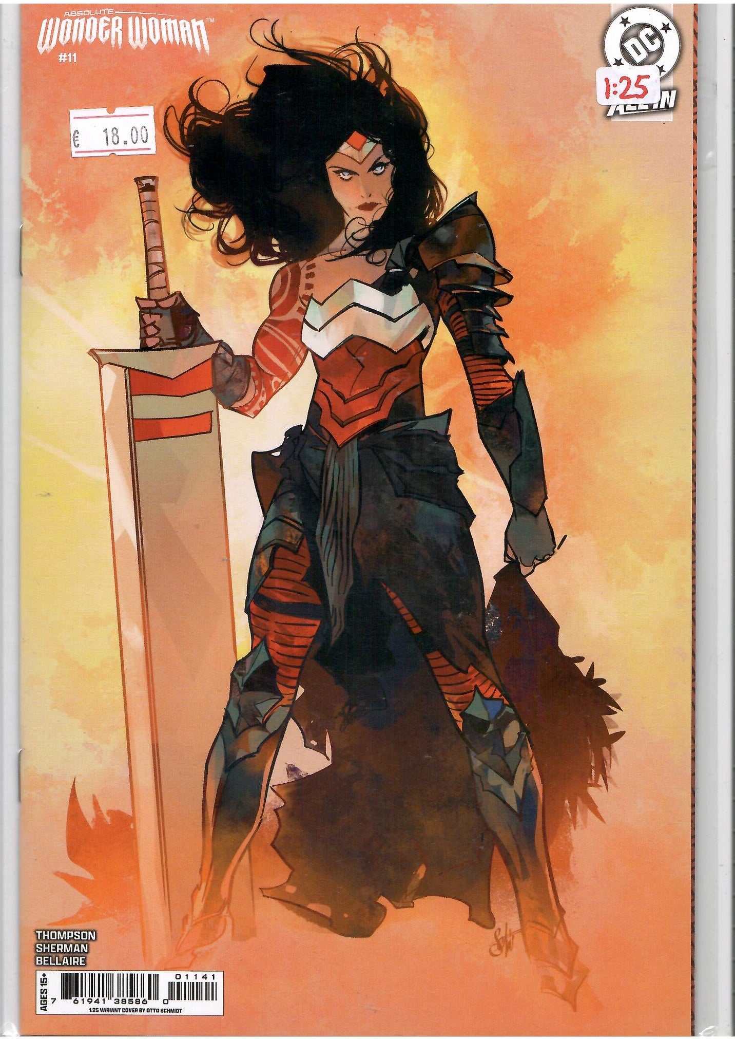 Absolute Wonder Woman 11 1/25 Variant NM
