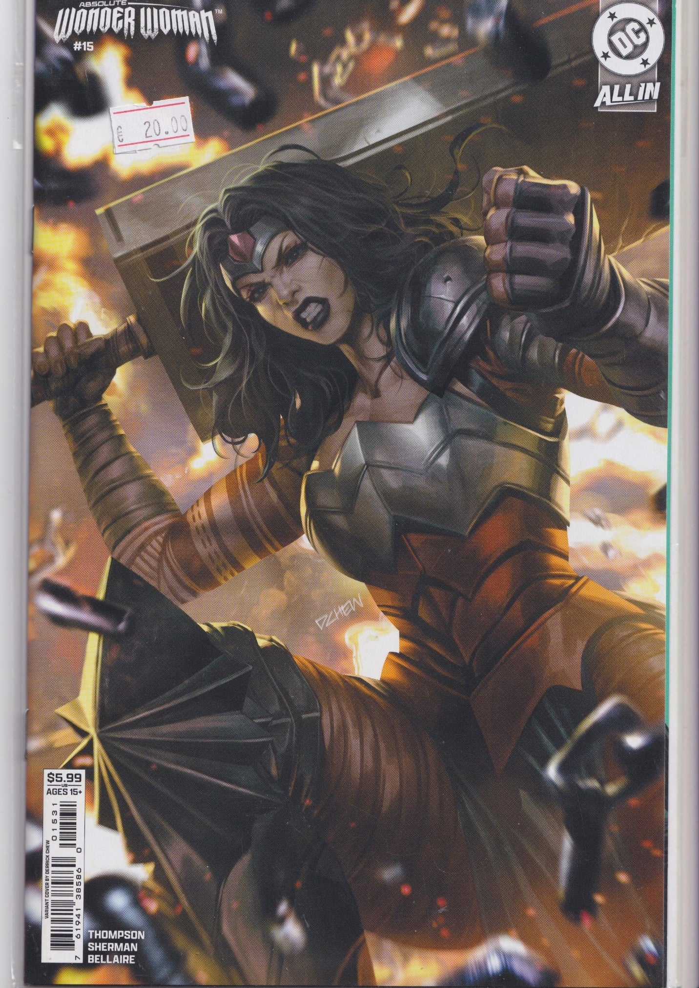 Absolute Wonder Woman #15 (2026) 1° print variant NM