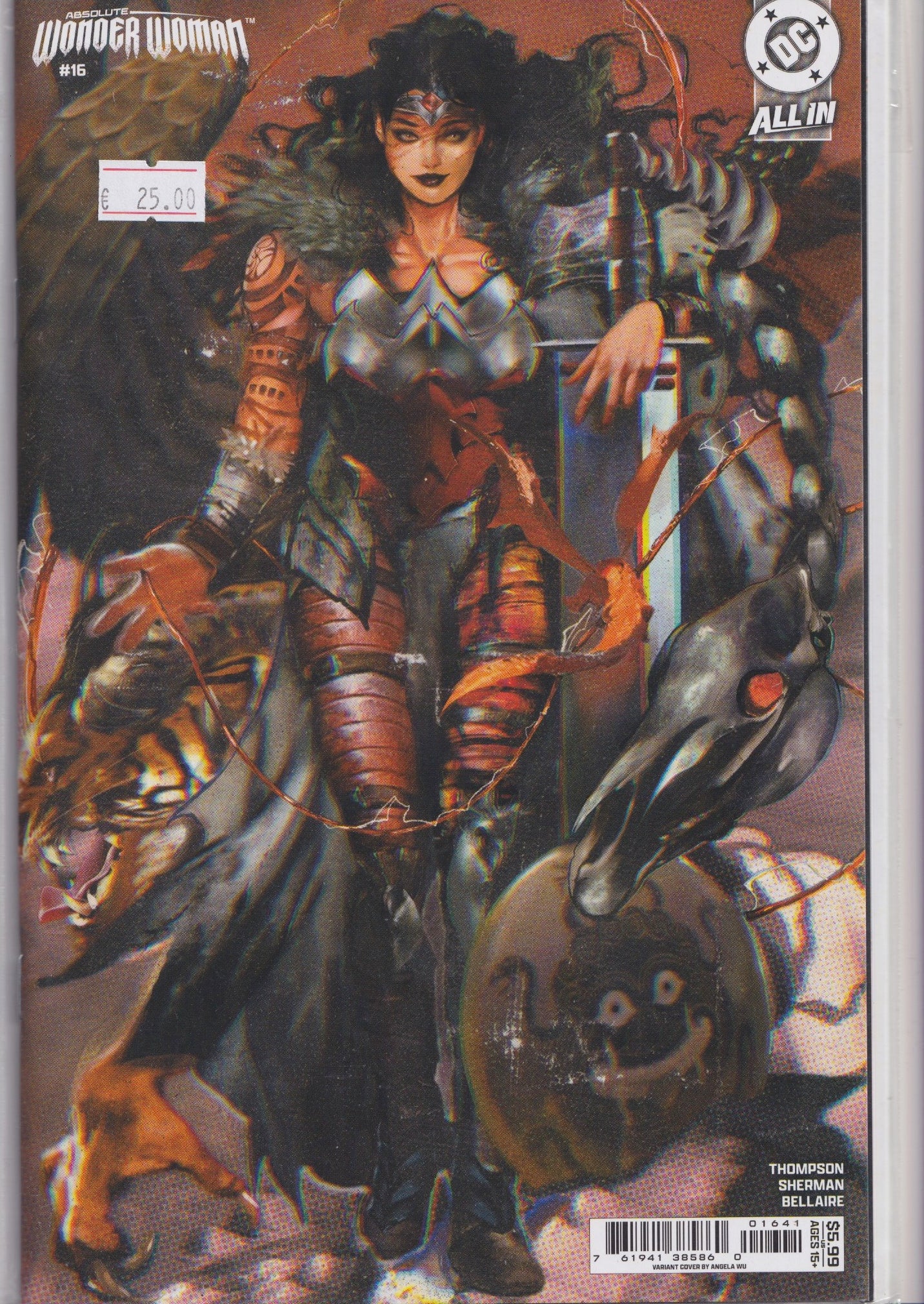 Absolute Wonder Woman #16 (2026) 1° print Variant  Zatanna NM