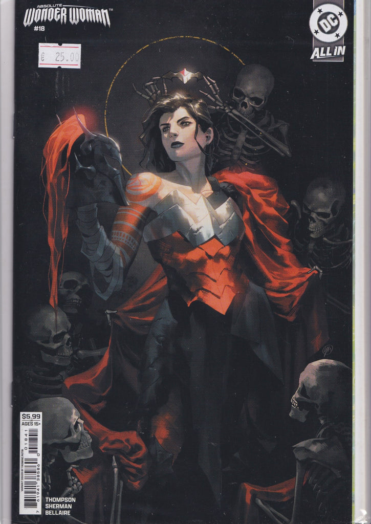 Absolute Wonder Woman #18 (2026) 1° print Putri variant Zatanna NM