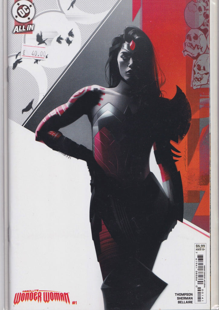 Absolute Wonder Woman #1 (2025) 1° print Jeff Dekal variant NM