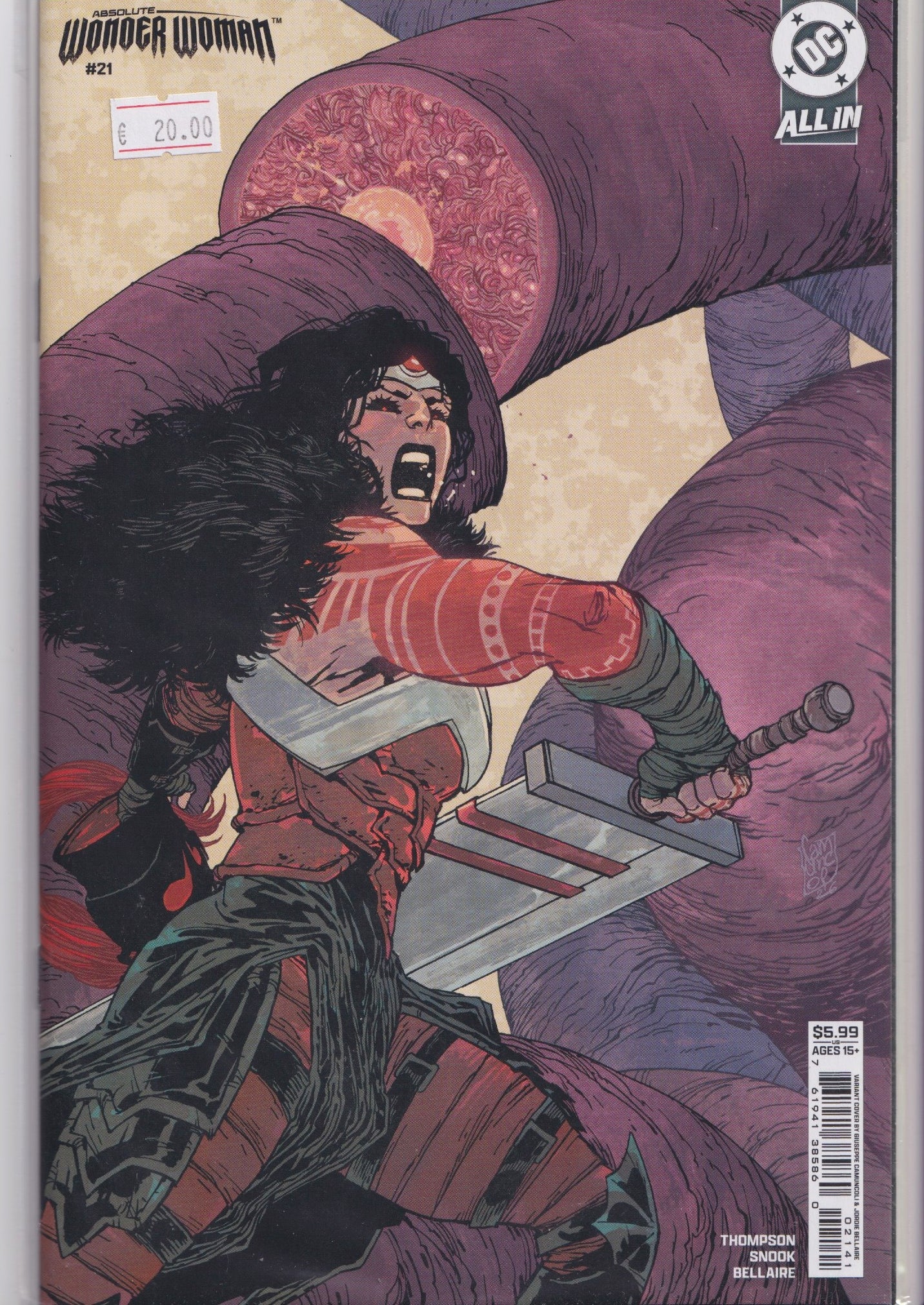 Absolute Wonder Woman #21 (2026) 1° print Variant NM
