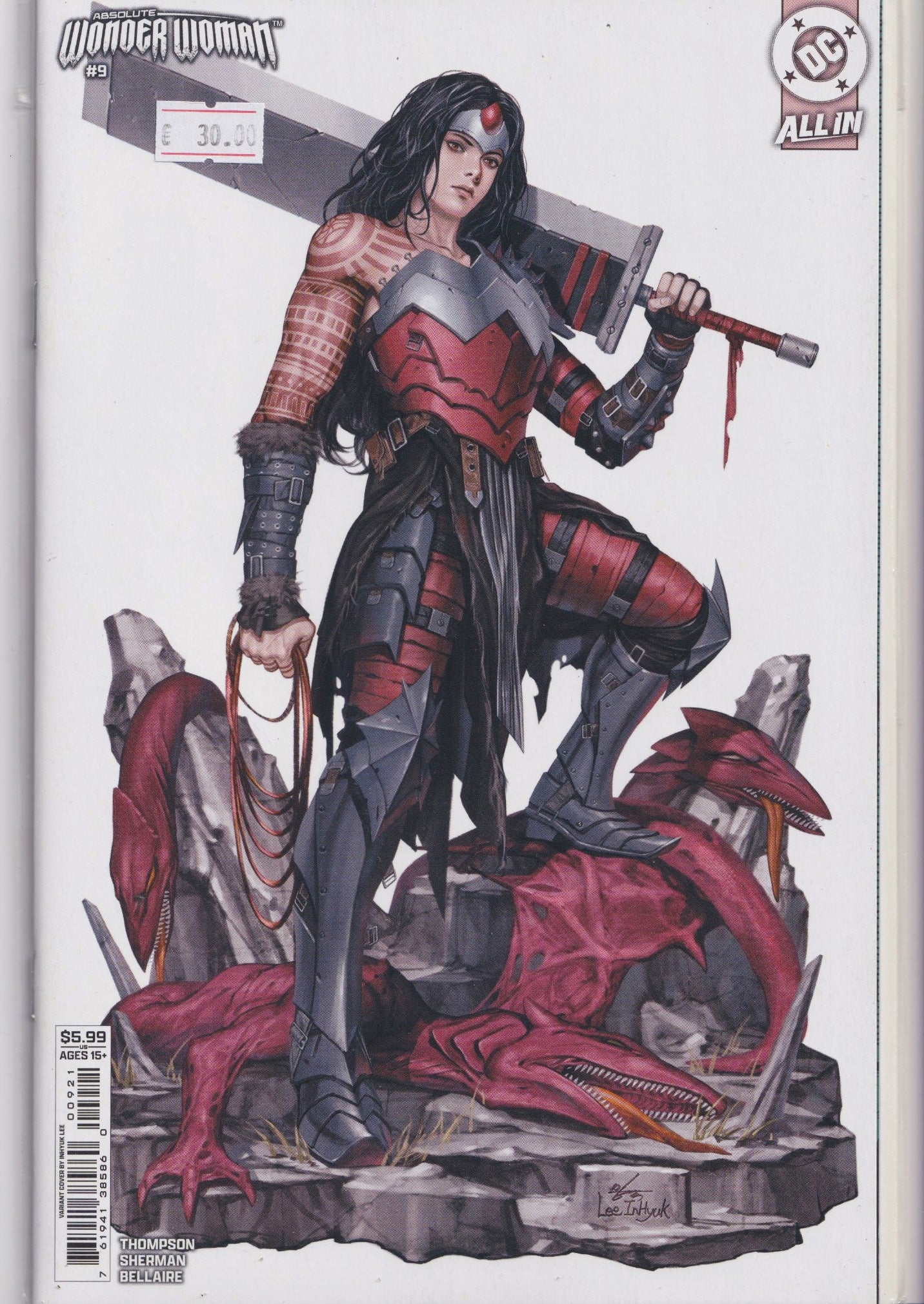 Absolute Wonder Woman #9 (2025) 1° print Variant NM