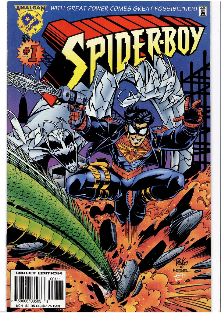 Amalgam lot of 13 (1996) Dc meet Marvel Fine