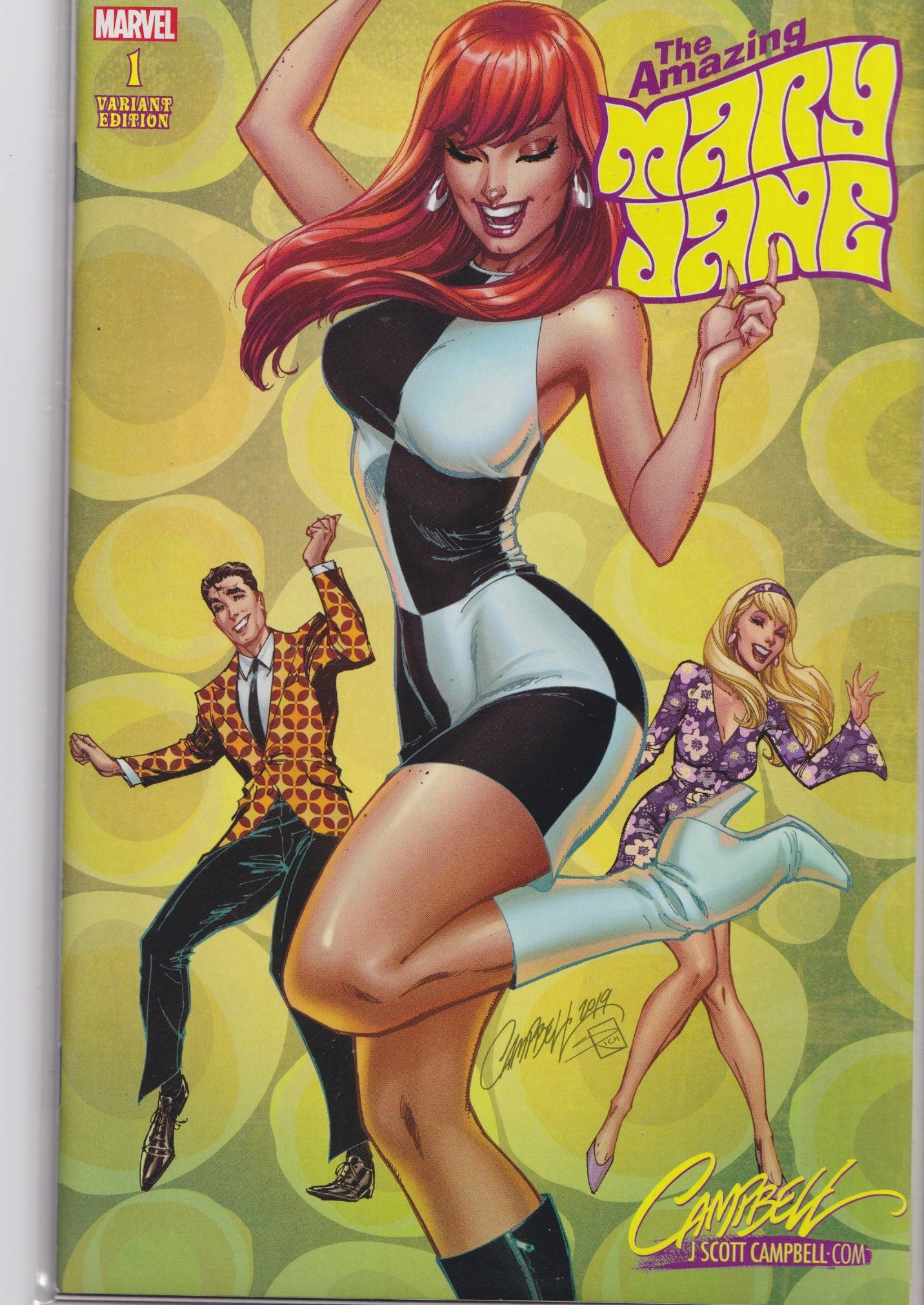 Amazing Mary Jane #1 (2019) JScottCampbell.com exclusive variant Spider-Man NM