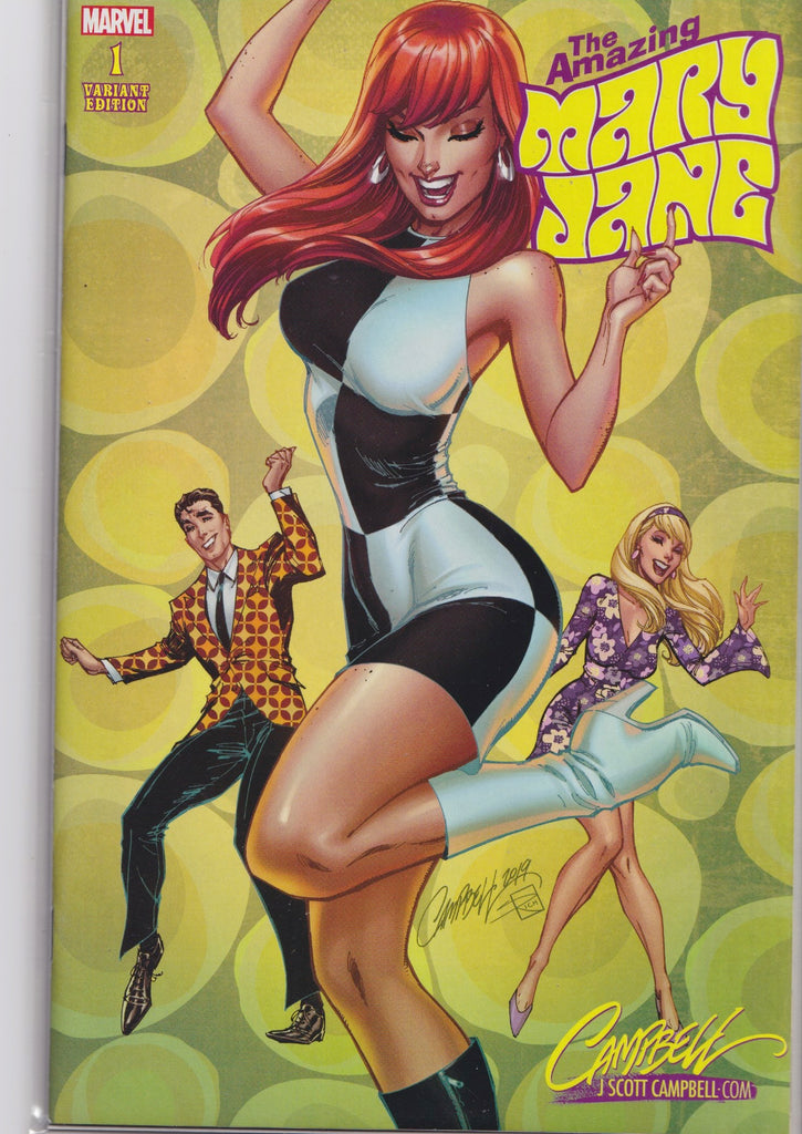 Amazing Mary Jane #1 (2019) JScottCampbell.com exclusive variant Spider-Man NM