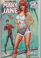 signed Amazing Mary Jane #1 (2019) JScottCampbell.com exclusive variant Spider-Man NM