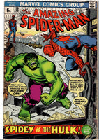 Amazing Spider-Man #119 (1973) classic Spidey vs Hulk Key  Romita vg+