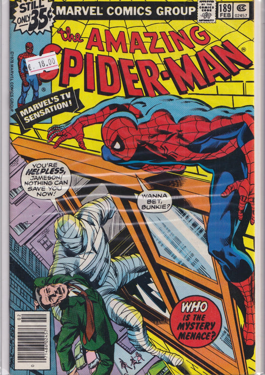 Amazing Spider-Man #189 (1979) Byrne art Fine