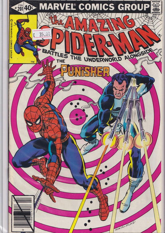 Amazing Spider-Man #201 (1980) Punisher Fine