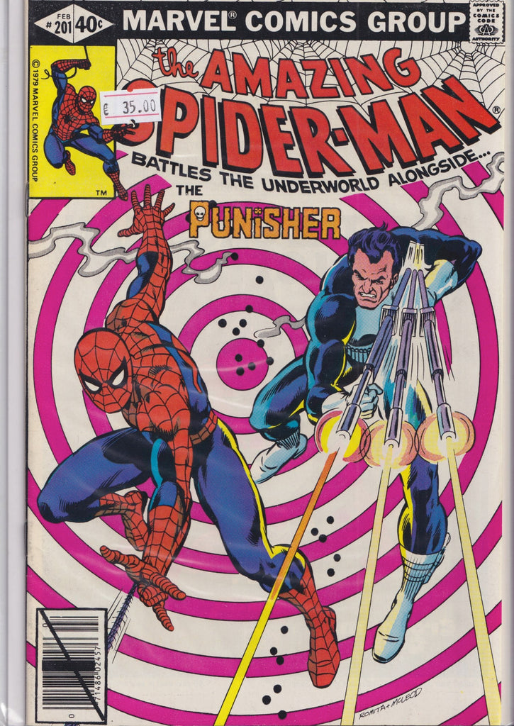 Amazing Spider-Man #201 (1980) Punisher Fine