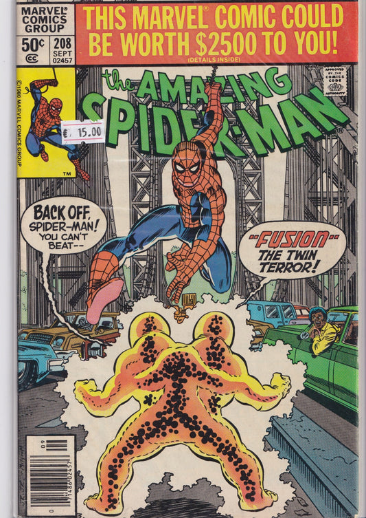 Amazing Spider-Man #208 (1980) 1° Romita Jr Fine