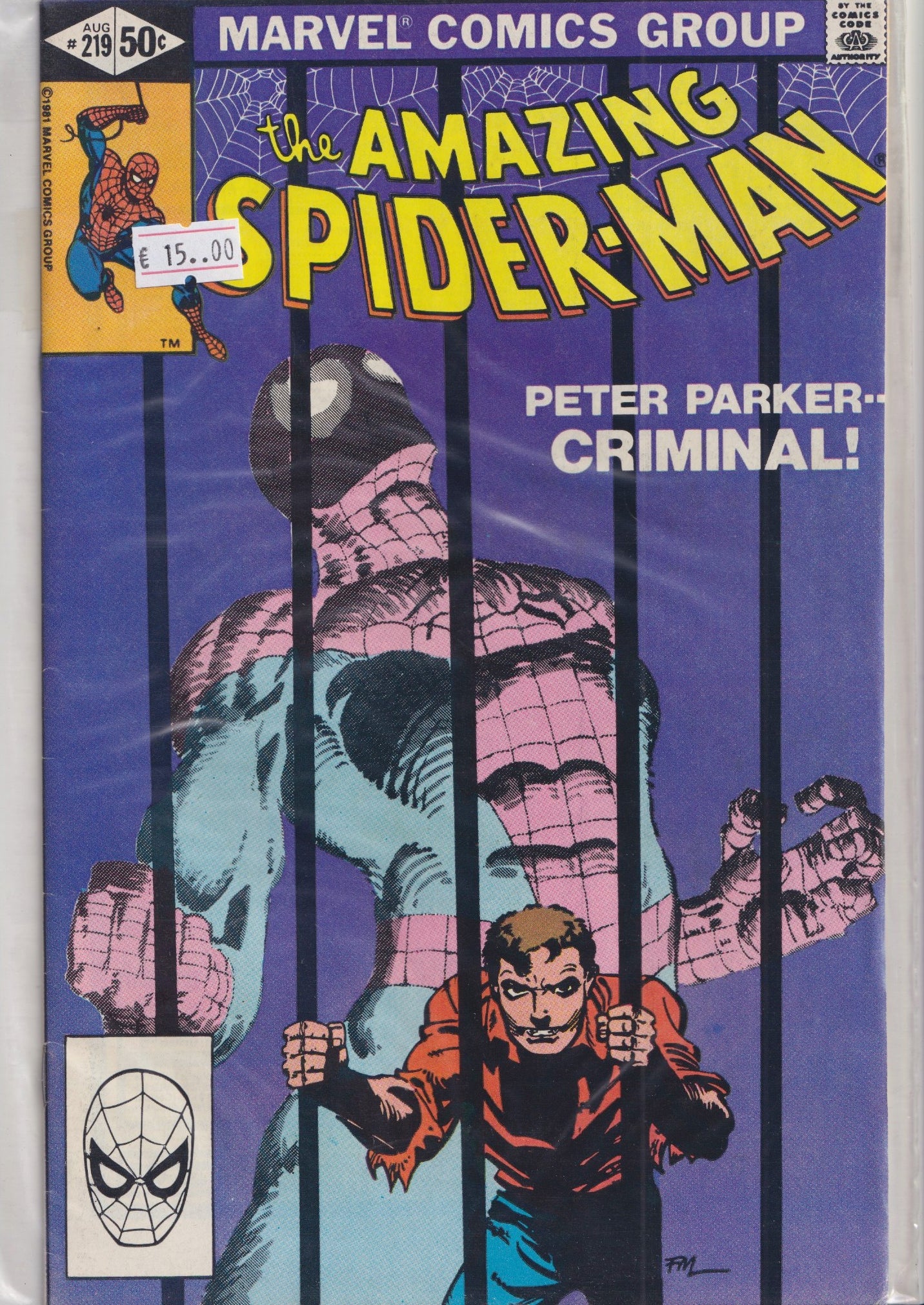 Amazing Spider-Man #219 (1981) very Fine