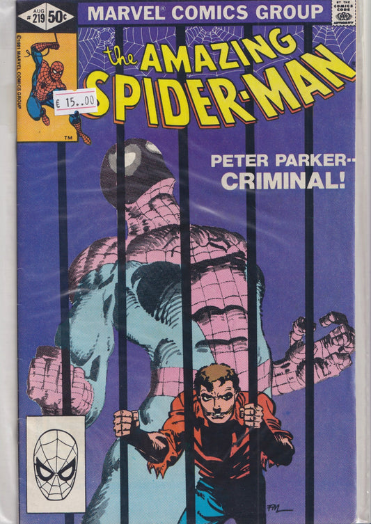 Amazing Spider-Man #219 (1981) very Fine