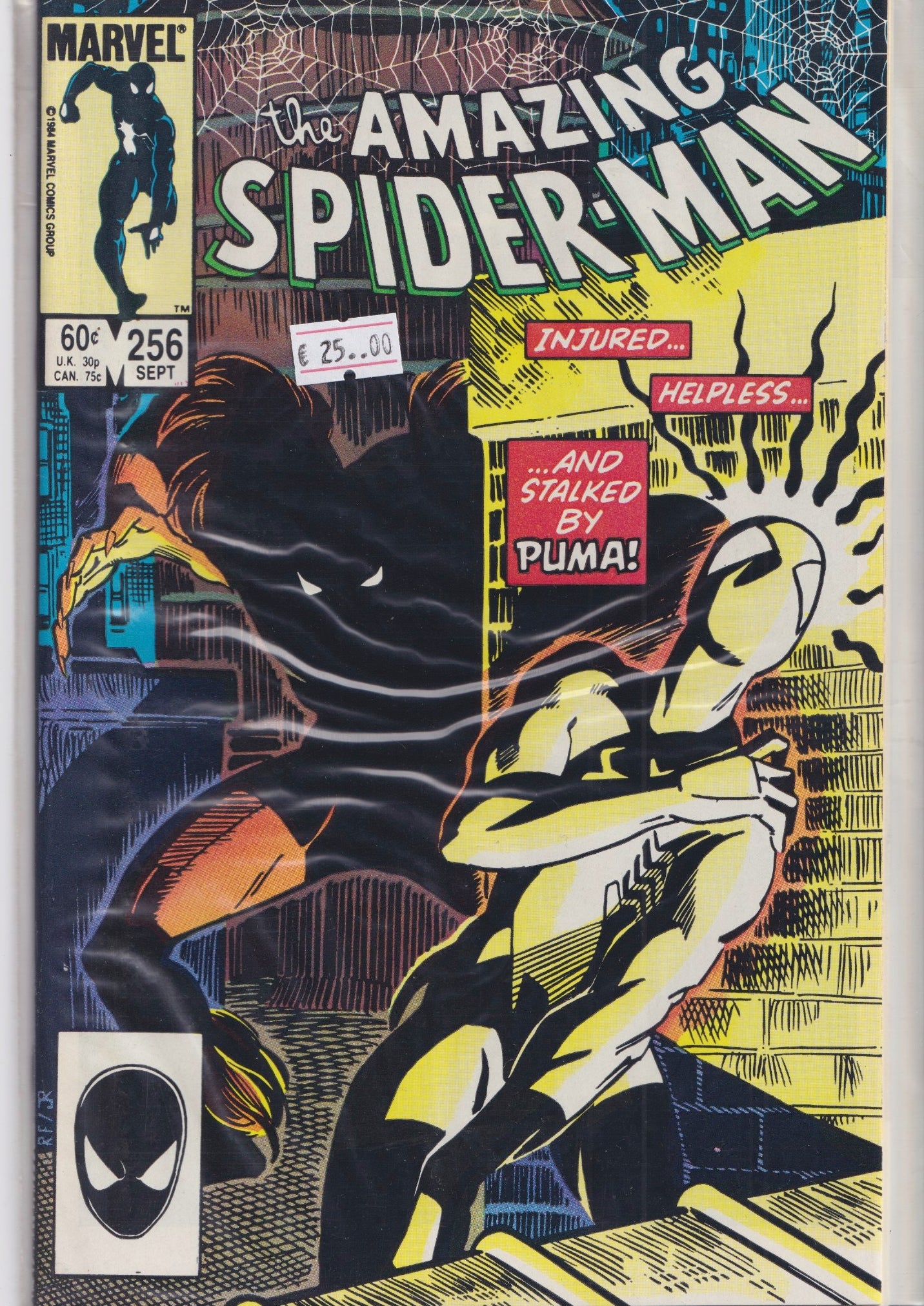 Amazing Spider-Man #256 (1984)1° Puma  very Fine