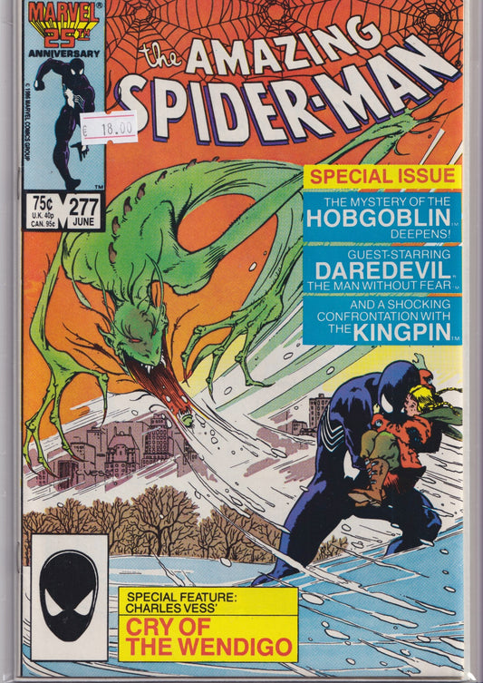 Amazing Spider-Man #277 (1986) Classic Vess cover very Fine 