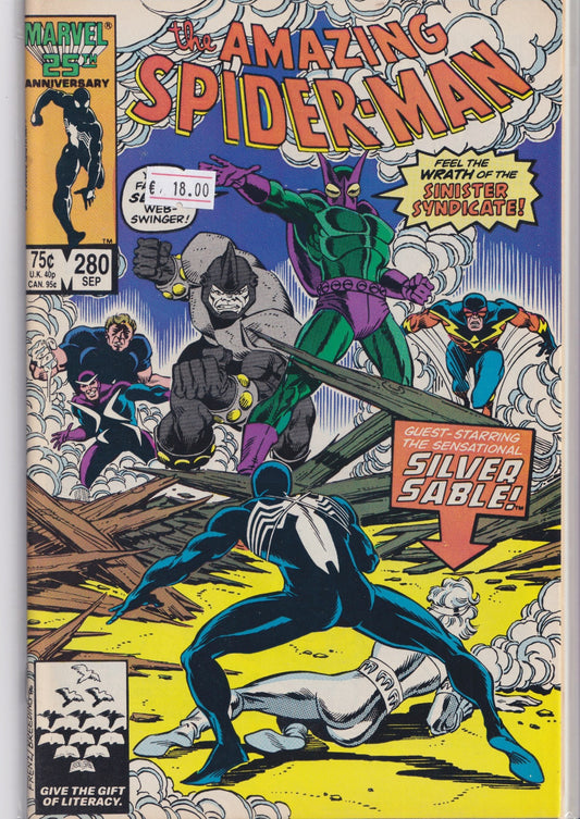 Amazing Spider-Man #280 (1986) very Fine
