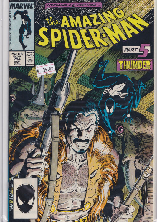 Amazing Spider-Man #294 (1987) Kraven Last Hunt very Fine