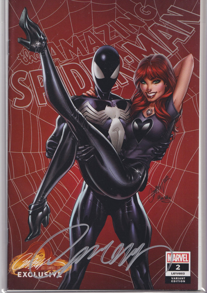 Amazing Spider-Man #2 (2015) Exclusive Campbell variant signed NM