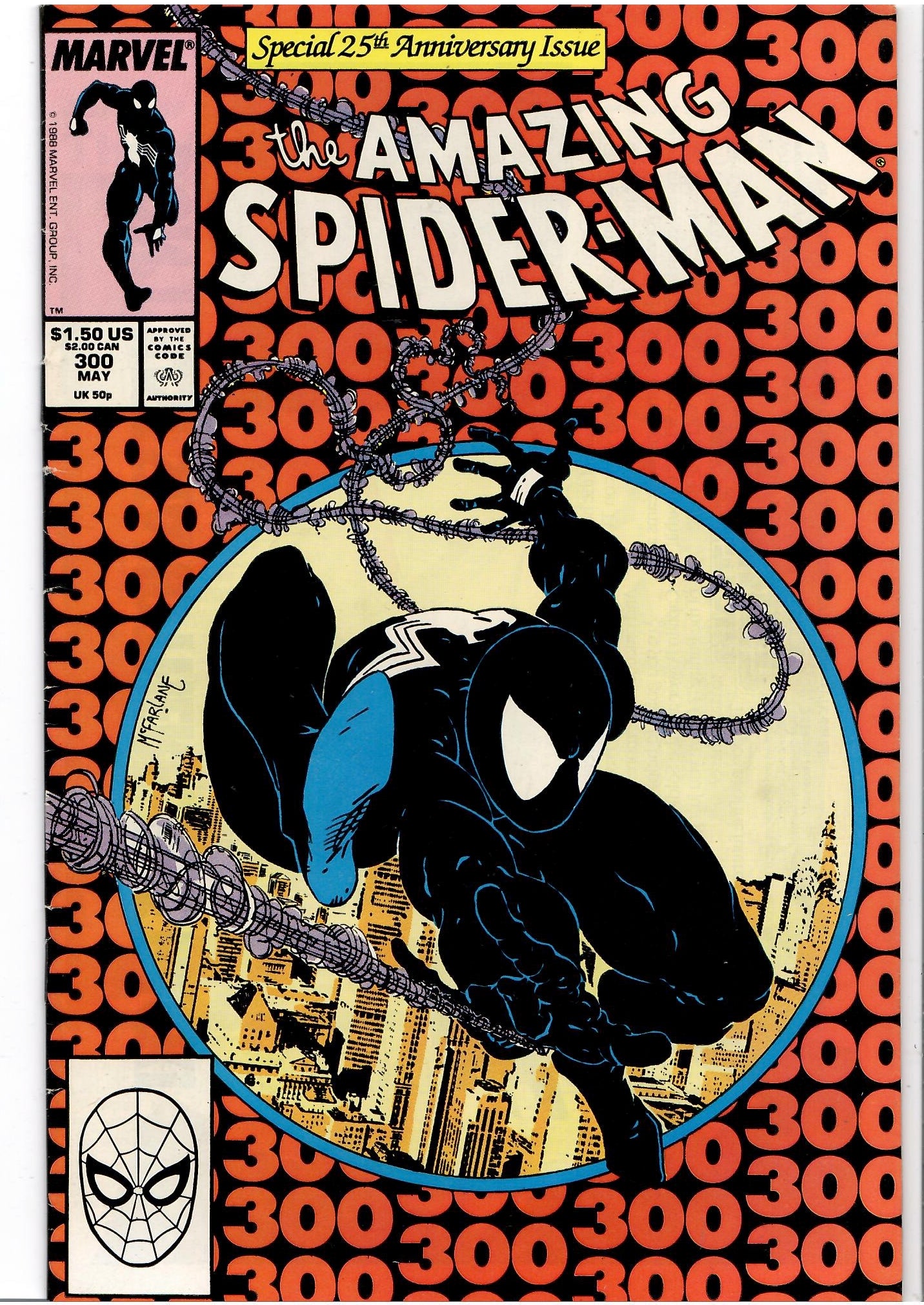 Amazing Spider-Man #300 (1988) Venom Key issue Mc Farlane Fine-